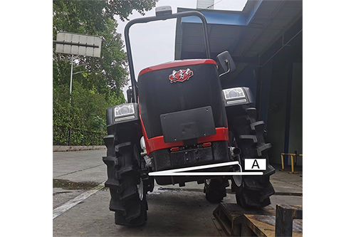 Ángulo de articulación: 15°